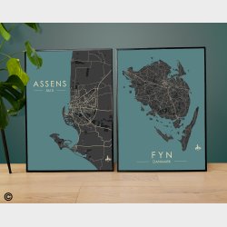 Assens byplakat 65 stk