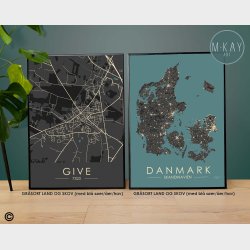 Give byplakat 75 stk