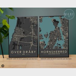 Over Drby byplakat 45 stk