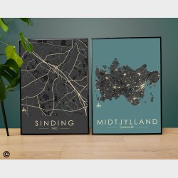 Sinding byplakat 55 stk