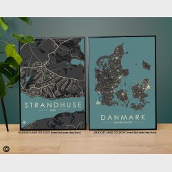 Strandhuse byplakat 60 stk