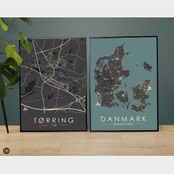 Tørring byplakat 80 stk