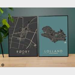 Rdby byplakat 50 stk