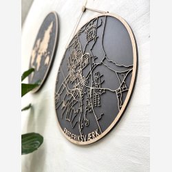 Frederiksvrk bykort i tr