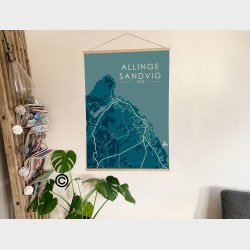 Allinge Sandvig byplakat 65 stk