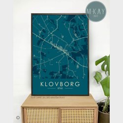 Klovborg byplakat 45 stk