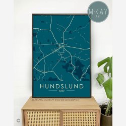 Hundslund byplakat 40 stk