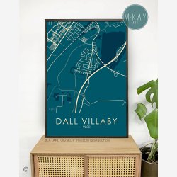 Dall Villaby byplakat 40 stk
