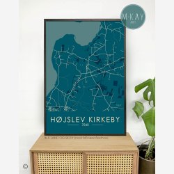 Hjslev Kirkeby byplakat 45 stk