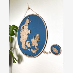 Rundt Danmarkskort