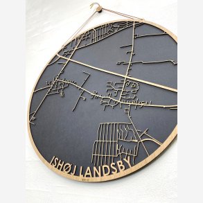 Ishj Landsby bykort i tr