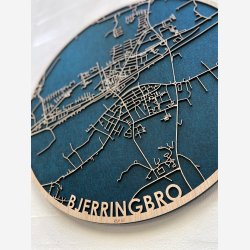 Bjerringbro bykort i tr