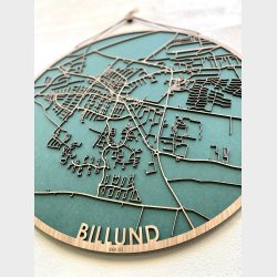 Billund bykort i tr