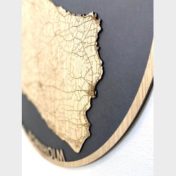 Bornholm bykort i tr