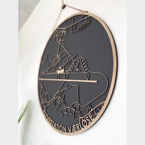 Flyvestation Vrlse bykort i tr