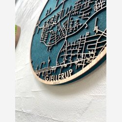 Gjellerup bykort i tr