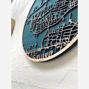 Gjellerup bykort i tr