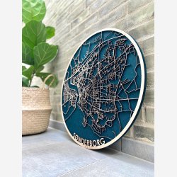 Snderborg bykort i tr