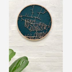 Gjellerup bykort i tr