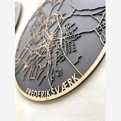 Frederiksvrk bykort i tr
