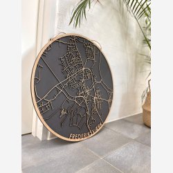 Frederiksvrk bykort i tr