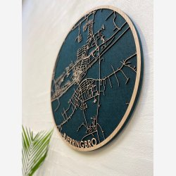 Bjerringbro bykort i tr