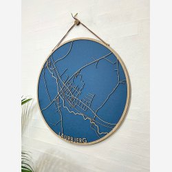 Laurbjerg bykort i tr