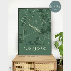 Klovborg byplakat 45 stk