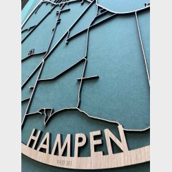 Hampen bykort i tr