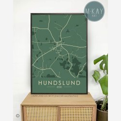 Hundslund byplakat 40 stk