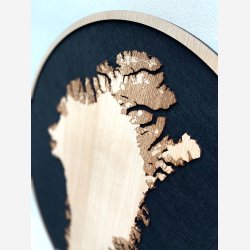 Gr�nland bykort i tr�