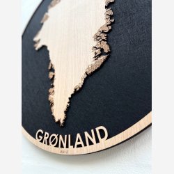 Gr�nland bykort i tr�