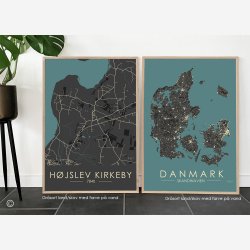 Hjslev Kirkeby byplakat 45 stk