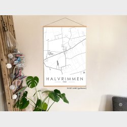 Halvrimmen byplakat 70stk