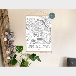 Snestrup Tarup Paarup Højstrup byplakat 90 stk
