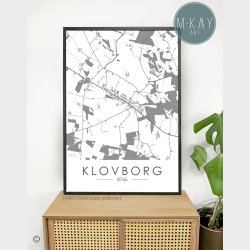 Klovborg byplakat 45 stk