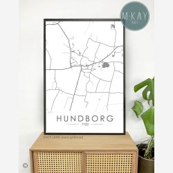 Hundborg byplakat 50 stk