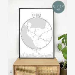 Svin Cirkelplakat 30 Stk