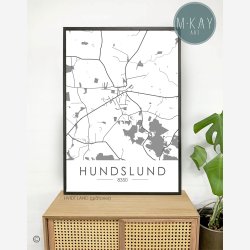 Hundslund byplakat 40 stk