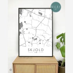 Skjold byplakat 50 stk