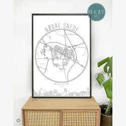Nrre Snede Cirkelplakat 45 Stk