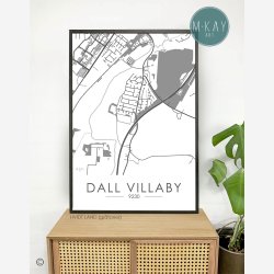 Dall Villaby byplakat 40 stk