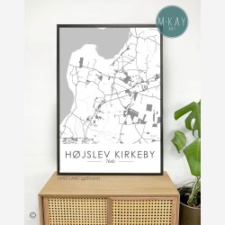 Hjslev Kirkeby byplakat 45 stk