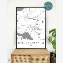 Skelund-Veddum byplakat 30 stk