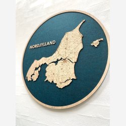 Nordjylland bykort i tr