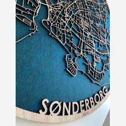 Snderborg bykort i tr