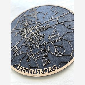 Fredensborg bykort i tr