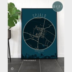 Spjald Cirkelplakat 45 Stk