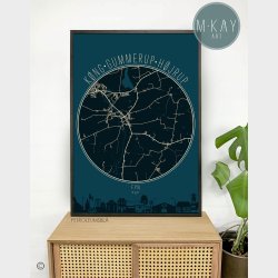 Køng Gummerup Højrup Cirkelplakat 50 Stk