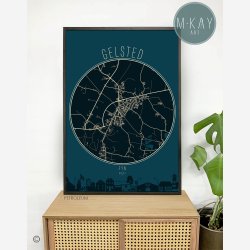 Gelsted Cirkelplakat 50 Stk